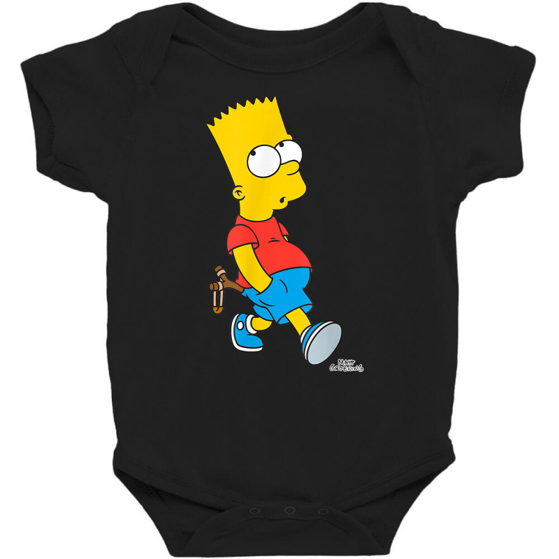 The Simpsons Bart Simpson With Slingshot T Shirt Baby Bodysuit | Artistshot