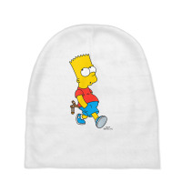 The Simpsons Bart Simpson With Slingshot T Shirt Baby Beanies | Artistshot