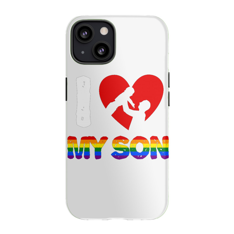 I Love My Son Father And Son For Dark Iphone 13 Case | Artistshot