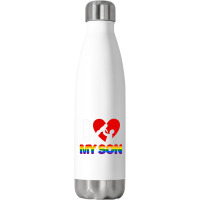 I Love My Son Father And Son For Dark Stainless Steel Water Bottle | Artistshot