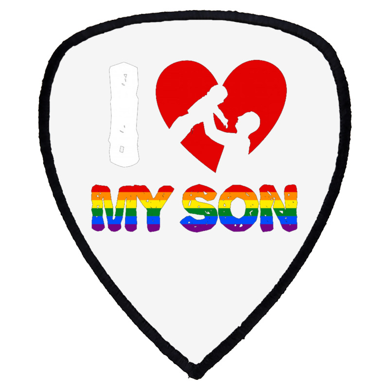 I Love My Son Father And Son For Dark Shield S Patch | Artistshot