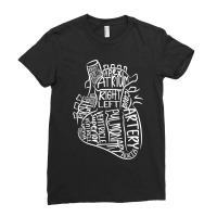 Science Anatomical Heart Amazing Cardiologist Science Ladies Fitted T-shirt | Artistshot