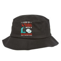 Science Biologist Science Of Life Microscope Molecular Biology Bucket Hat | Artistshot