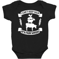 Fun State And County Fair Show   Farm Animal Showing Quote T Shirt Baby Bodysuit | Artistshot