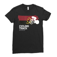 Womens Track Cycling Angola Road Bike Speed Cyclist T Shirt Ladies Fitted T-shirt | Artistshot