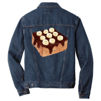 Brick Toast Bread Lover T  Shirt Honey Bread Brick Toast Topped With C Men Denim Jacket | Artistshot