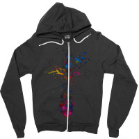 Science Dna Tree Heart Life Earth Day Genetics Biologist Science Zipper Hoodie | Artistshot