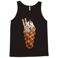 Bubble Waffle Ice Cream T  Shirt Egg Bubble Waffle Vanilla Ice Cream A Tank Top | Artistshot