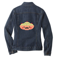 Pastalover T Shirteat Spaghetti To Forgetti Your Regretti T Shirt Ladies Denim Jacket | Artistshot