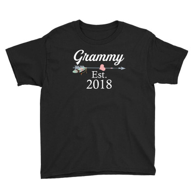 Grammy  Est.2018. Youth Tee Designed By Rardesign