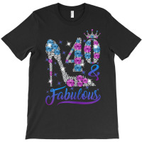 Womens 40 And Fabulous Stepping Into My 40th Birthday Gift Women's T S T-shirt | Artistshot