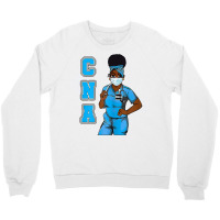 Womens Black Cna Magic Afro Girl Pride T Shirt Crewneck Sweatshirt | Artistshot