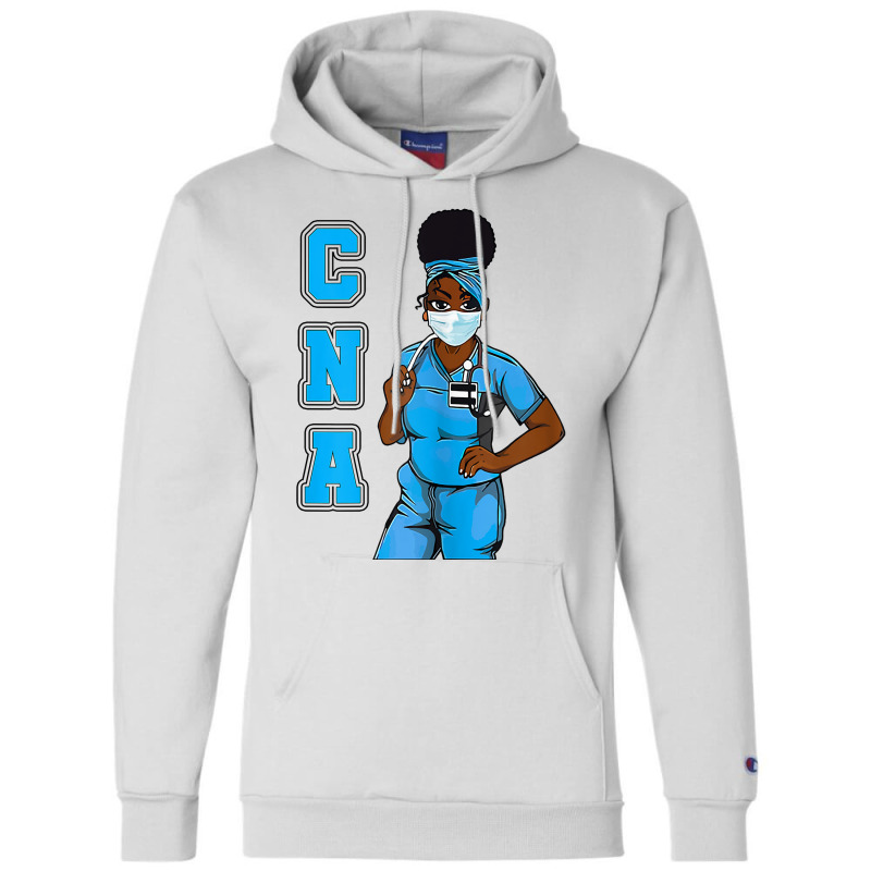 Womens Black Cna Magic Afro Girl Pride T Shirt Champion Hoodie | Artistshot