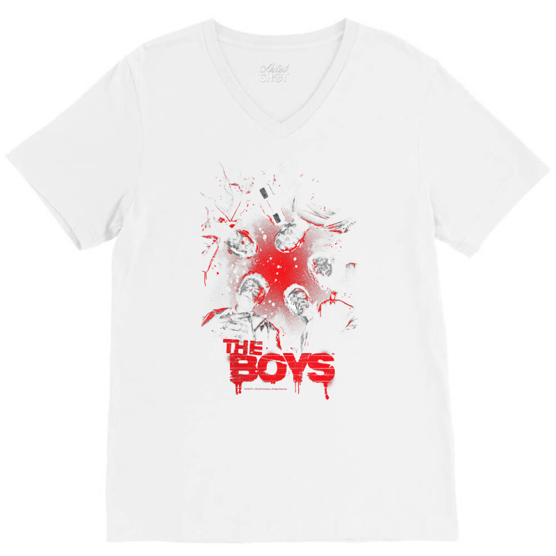 Womens The Boys The Boys Group Photo V Neck T Shirt V-neck Tee | Artistshot