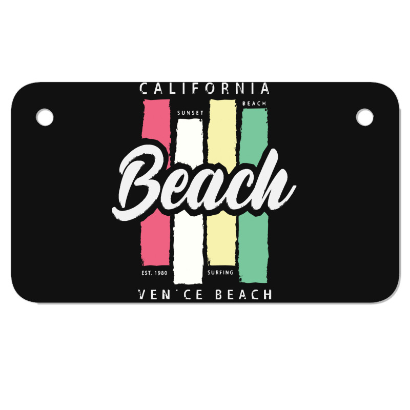 California Beach T  Shirt California Motorcycle License Plate | Artistshot