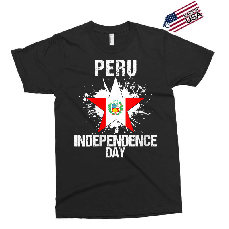 Womens Vintage Peru Independence Day Patriotic Peruvian Pride Flag V N Exclusive T-shirt | Artistshot