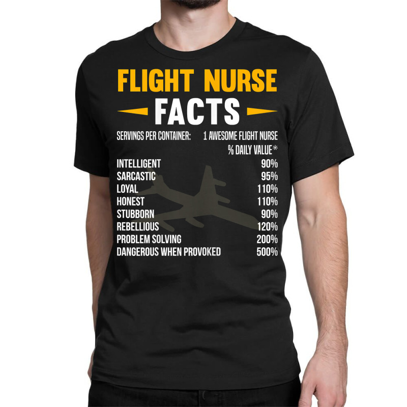 Womens Flight Nurse Facts T Shirt Classic T-shirt | Artistshot