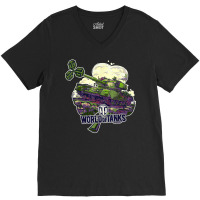 World Of Tanks St Patrick's Day Special Clover Shamrock T Shirt V-neck Tee | Artistshot