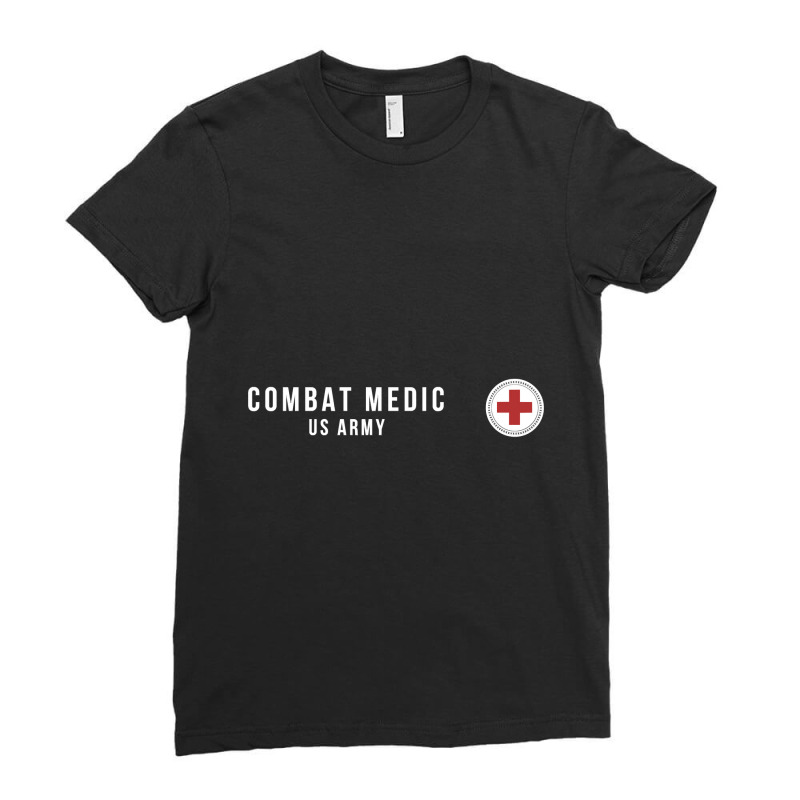 Army Combat Medic Veteran Ladies Fitted T-Shirt by Binhthai9809 | Artistshot