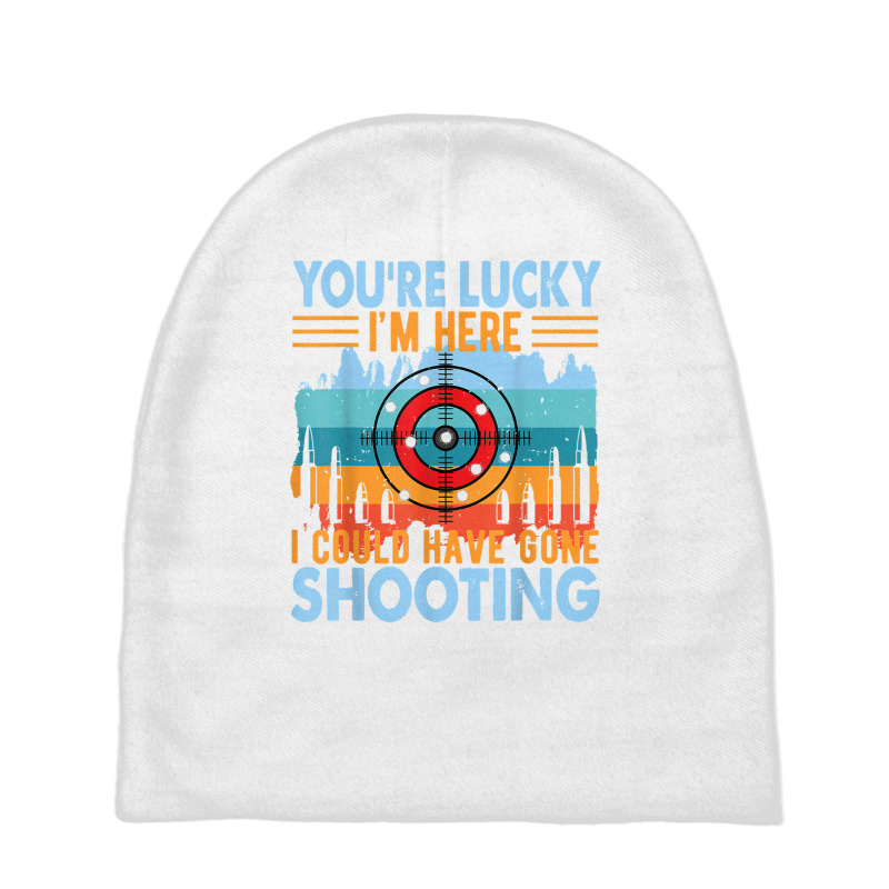 Shooting Range Target Shooter Practice Sheet Ammo T Shirt Baby Beanies | Artistshot