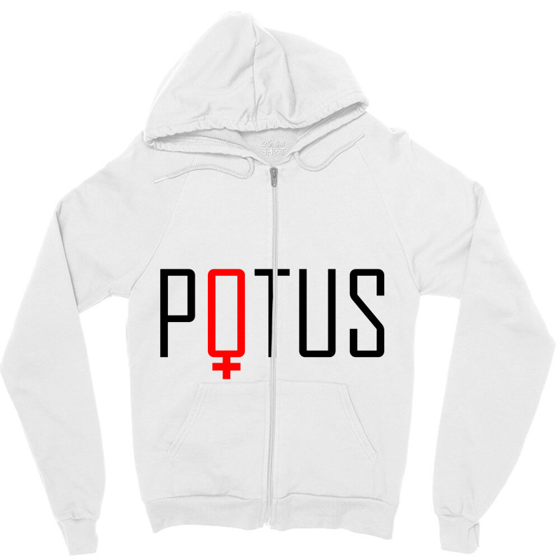 Potus Zipper Hoodie | Artistshot