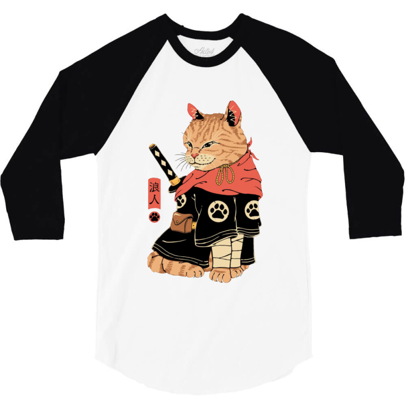 Special Cat Tatto 3/4 Sleeve Shirt | Artistshot