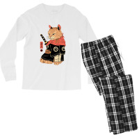 Special Cat Tatto Men's Long Sleeve Pajama Set | Artistshot