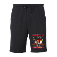 Teacher Hanging With My Bilingual Teacher Gnomes Ugly Xmas Matching 19 Fleece Short | Artistshot