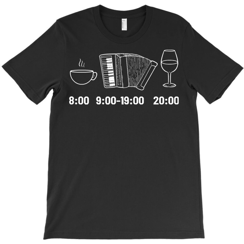 Accordion T Shirtaccordion Daily Schedule Music Teacher Musician T Shi T-shirt | Artistshot