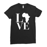 Love Africa Funny Ladies Fitted T-shirt | Artistshot