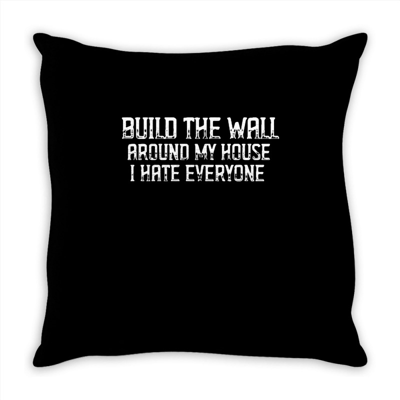 The Wall Donald Trump Throw Pillow | Artistshot