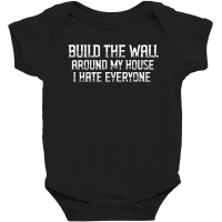 The Wall Donald Trump Baby Bodysuit | Artistshot