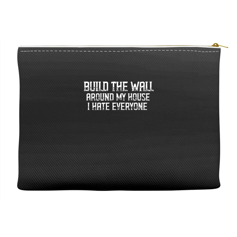 The Wall Donald Trump Accessory Pouches | Artistshot