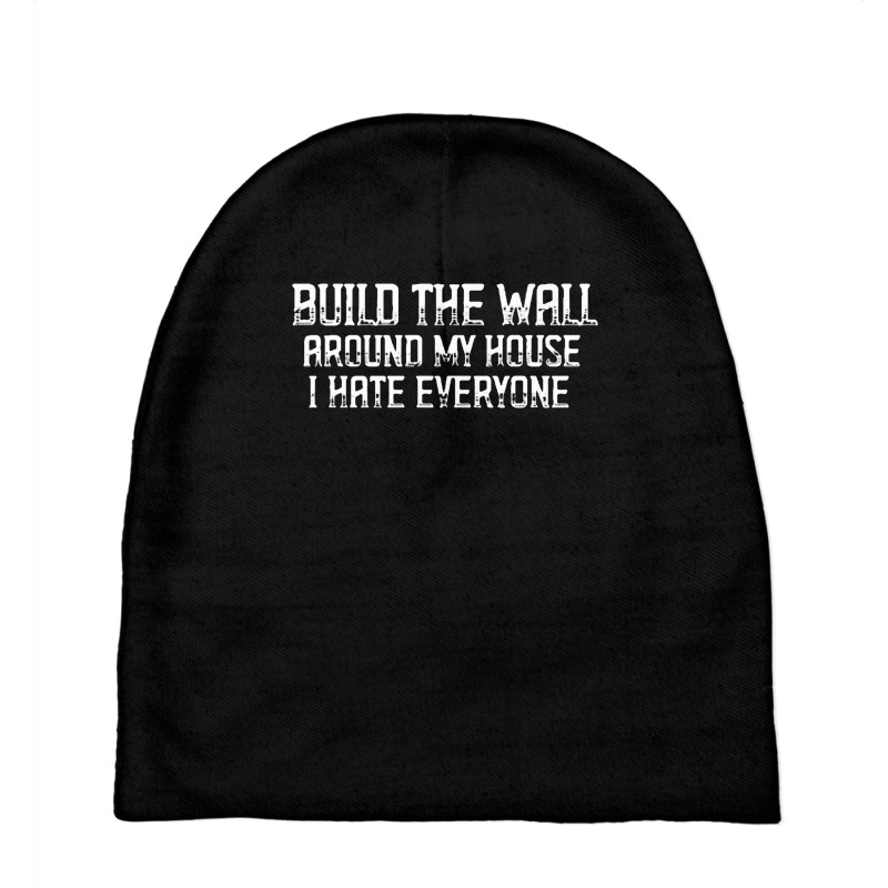 The Wall Donald Trump Baby Beanies | Artistshot