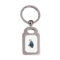 Marcus And Martinus Silver Rectangle Keychain | Artistshot