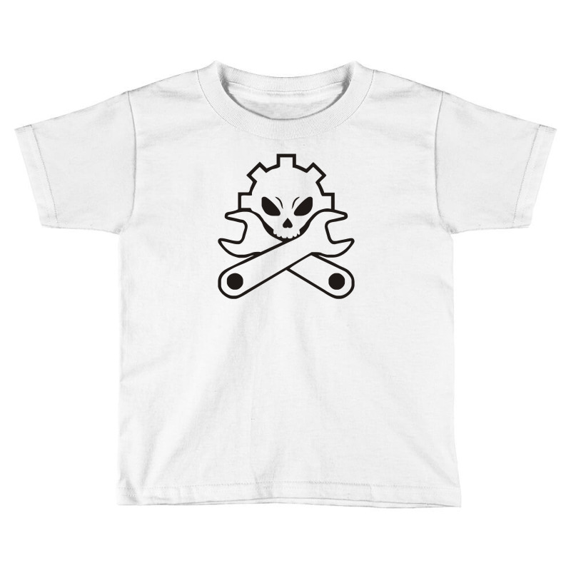 Machinist Funny Skull Toddler T-shirt | Artistshot