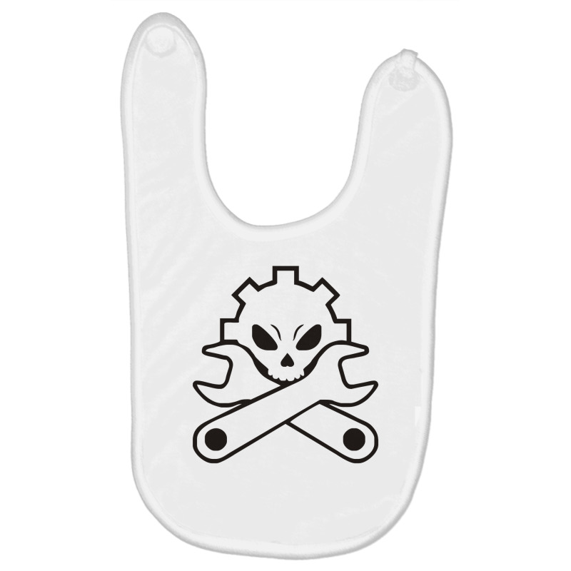 Machinist Funny Skull Baby Bibs | Artistshot