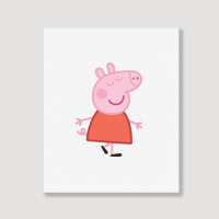 Peppa Pig Portrait Canvas Print | Artistshot