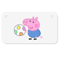 Peppa Pig Motorcycle License Plate | Artistshot