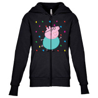 Peppa Pig Youth Zipper Hoodie | Artistshot