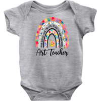 Art Teacher Boho Rainbow Caring Dedicated Loving Vintage T Shirt Baby Bodysuit | Artistshot