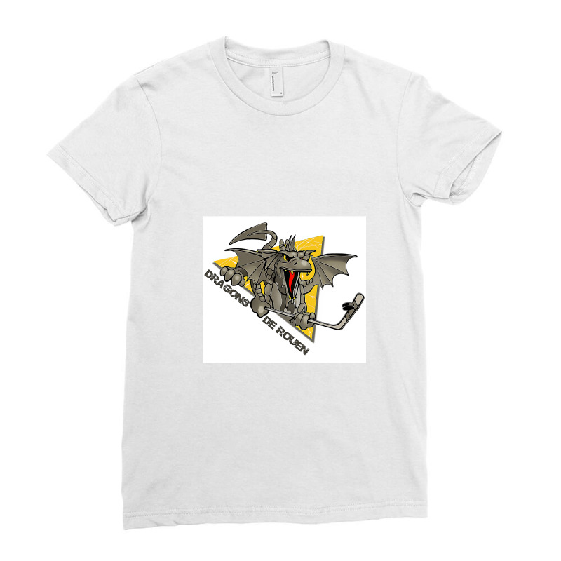 Dragons Hockey Ladies Fitted T-Shirt by ameliarini | Artistshot