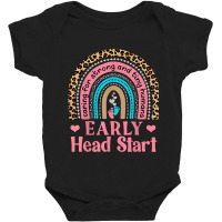 Teacher Cute Early Head Start Rainbow Prek Teacher School Team Baby Bodysuit | Artistshot