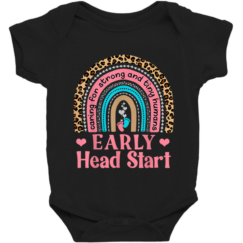 Teacher Cute Early Head Start Rainbow Prek Teacher School Team Baby Bodysuit by urethrapricey | Artistshot