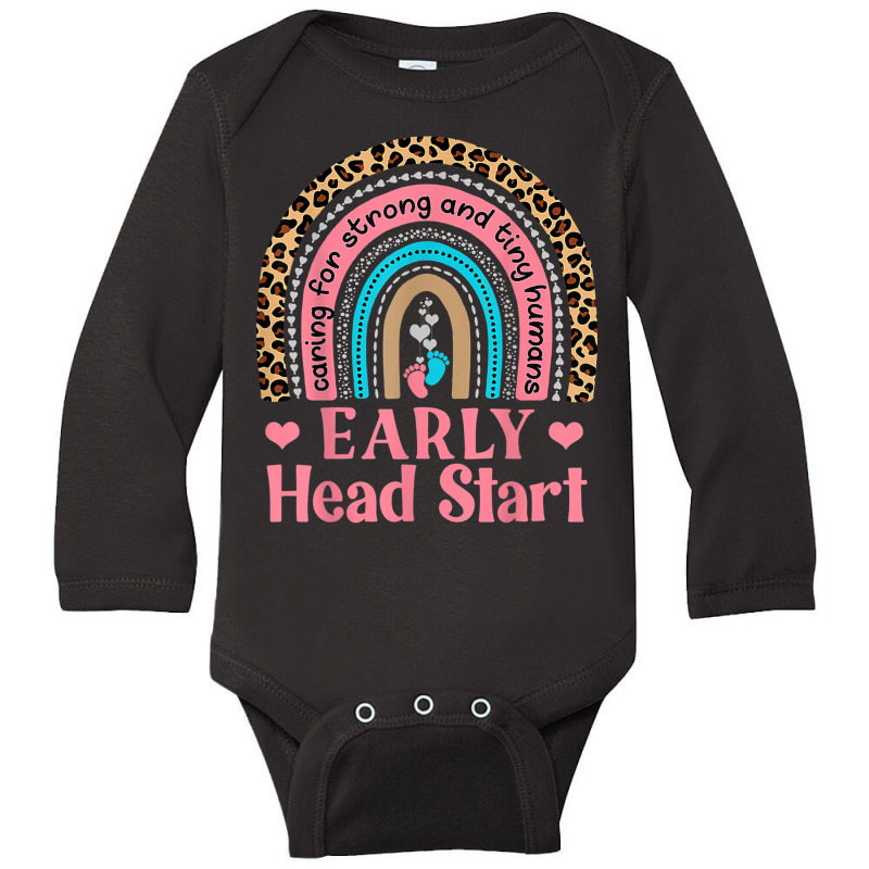 Teacher Cute Early Head Start Rainbow Prek Teacher School Team Long Sleeve Baby Bodysuit by urethrapricey | Artistshot