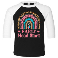 Teacher Cute Early Head Start Rainbow Prek Teacher School Team Toddler 3/4 Sleeve Tee | Artistshot