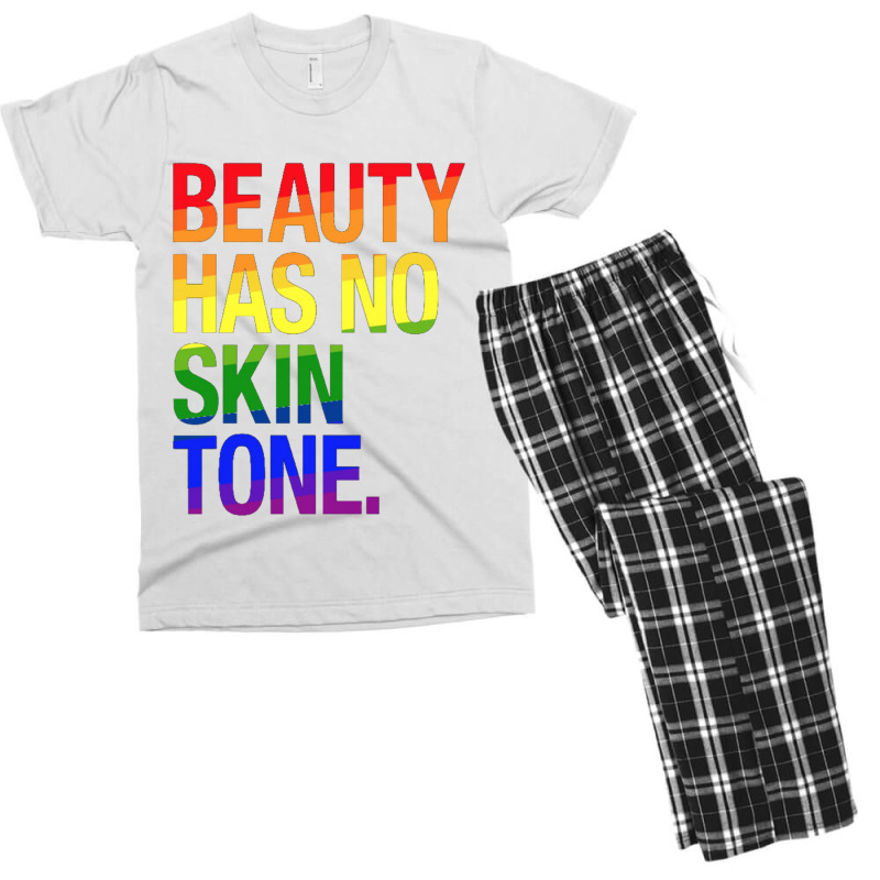 Beauty Has No Skin Tone Men's T-shirt Pajama Set | Artistshot