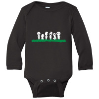 Kodama  Princess Mononoke Japanese Tree Spirits Long Sleeve Baby Bodysuit | Artistshot