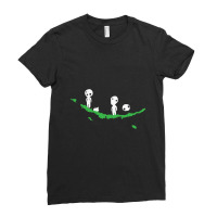 Kodama Princess Mononoke Japanese Tree Spirits Ladies Fitted T-shirt | Artistshot