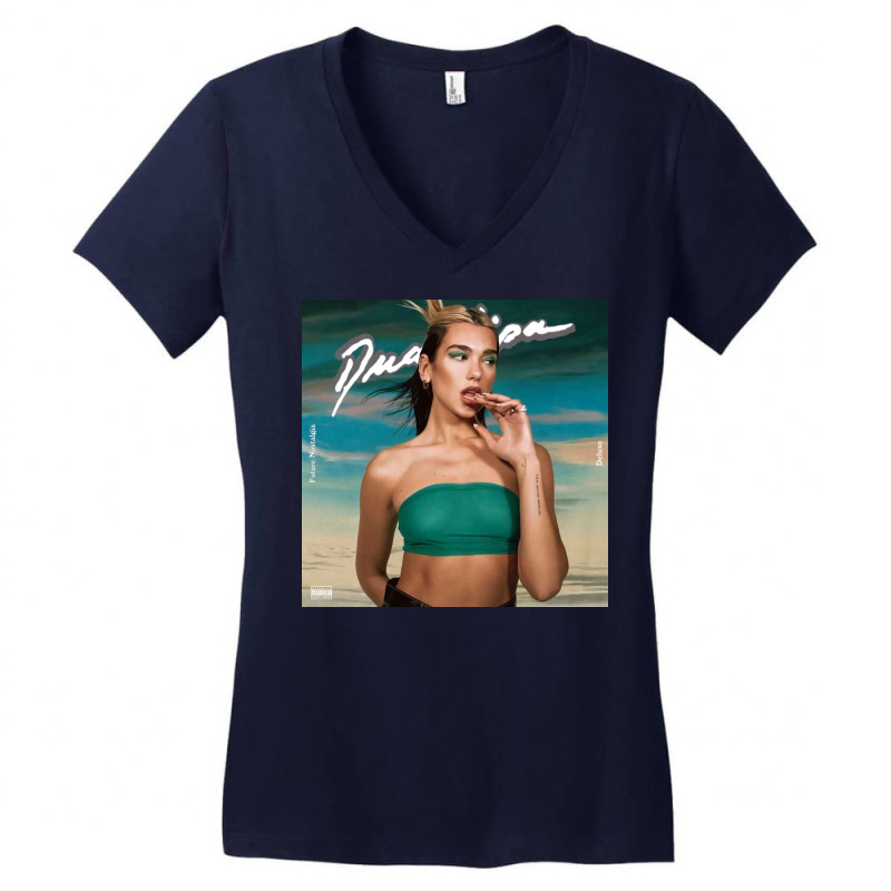 Dua Future Nonstalgia Women's V-Neck T-Shirt by Pamela D | Artistshot